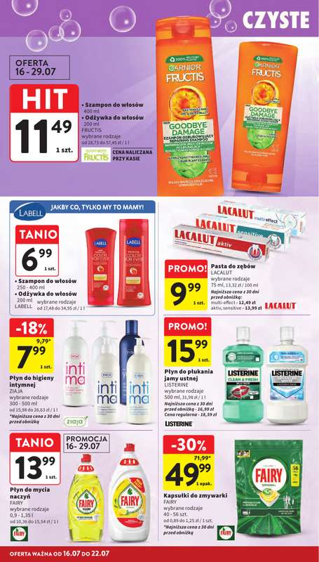 Intermarche - gazetka promocyjna Gazetka od czwartku 16.07 do środy 22.07 - strona 38
