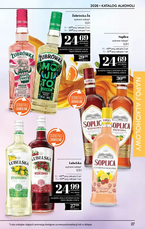 POLOmarket - gazetka promocyjna Katalog alkoholowy  do środy 29.07 - strona 27