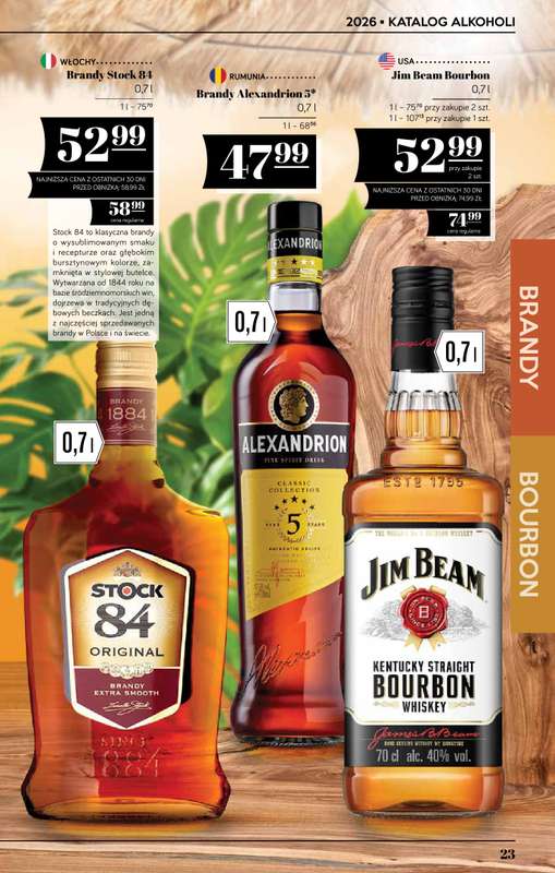 POLOmarket - gazetka promocyjna Katalog alkoholowy  do środy 29.07 - strona 23