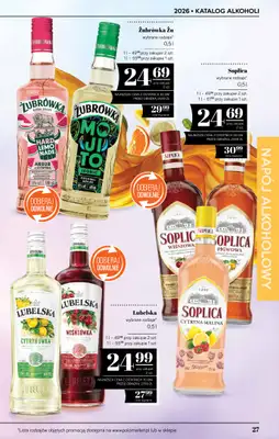 POLOmarket - gazetka promocyjna Katalog alkoholowy  do środy 29.07 - strona 27