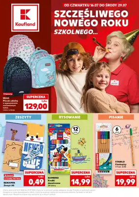 Kaufland - gazetka promocyjna Oferta Kaufland - do Szkoły! od czwartku 16.07 do środy 29.07