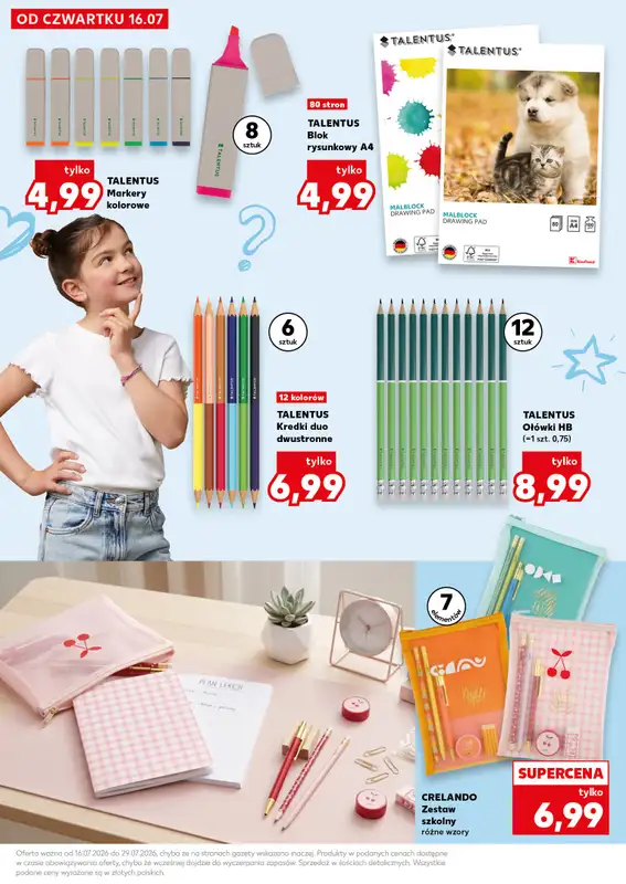 Kaufland - gazetka promocyjna Oferta Kaufland - do Szkoły! od czwartku 16.07 do środy 29.07 - strona 23