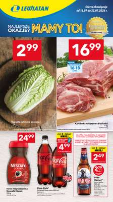 LEWIATAN - gazetka promocyjna Mamy TO w Lewiatanie – Śląsk i Łódź od czwartku 16.07 do środy 22.07