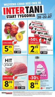 Intermarche - gazetka promocyjna Intertani start tygodnia od poniedziałku 20.07 do środy 22.07