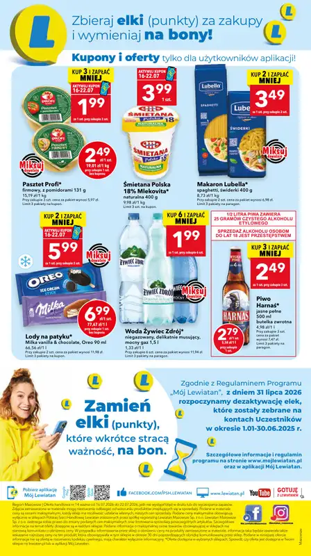 LEWIATAN - gazetka promocyjna Mamy TO w Lewiatanie – woj. mazowieckie od czwartku 16.07 do środy 22.07 - strona 8