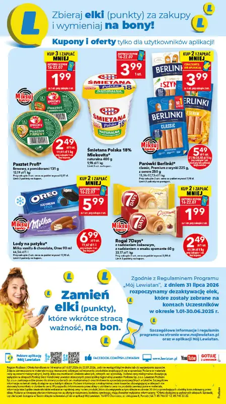 LEWIATAN - gazetka promocyjna Mamy TO w Lewiatanie – woj. podlaskie od czwartku 16.07 do środy 22.07 - strona 8