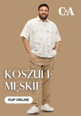 C&A - gazetka promocyjna Koszule męskie krótki rękaw od wtorku 14.07 