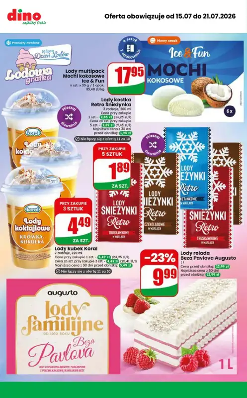 Dino - gazetka promocyjna Najlepsze promocje! od środy 15.07 do wtorku 21.07 - strona 10