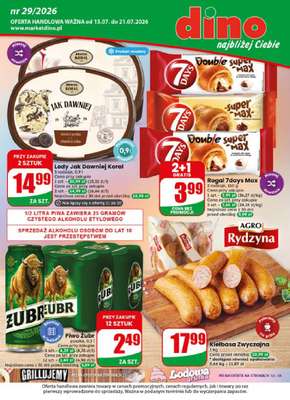 Dino - gazetka promocyjna Gazetka 29 / 2026 od środy 15.07 do wtorku 21.07