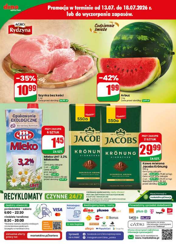 Dino - gazetka promocyjna Gazetka 29 / 2026 od środy 15.07 do wtorku 21.07 - strona 76
