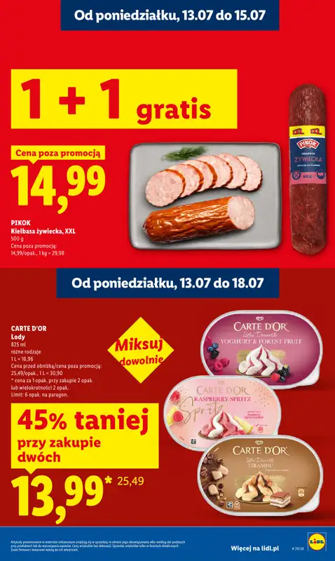 Lidl - gazetka promocyjna Oferta od poniedziałku od poniedziałku 13.07 do środy 15.07 - strona 7