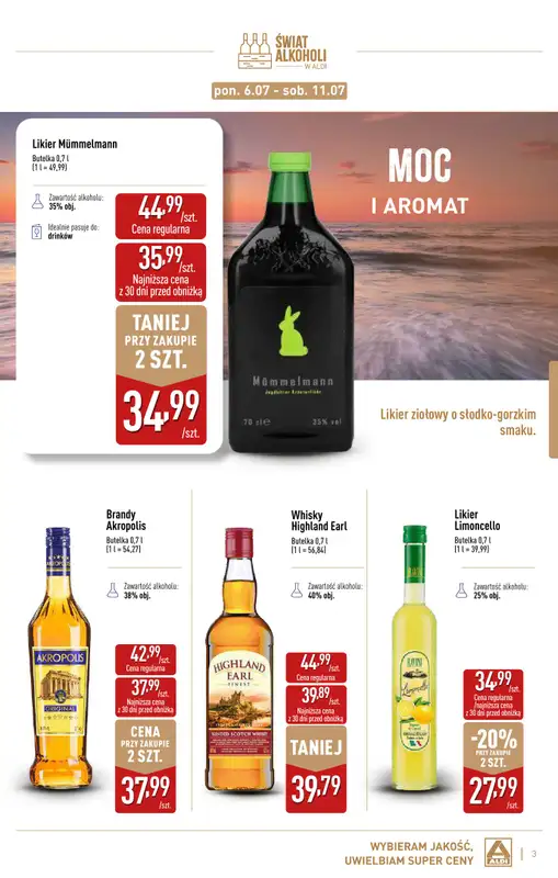 Aldi - gazetka promocyjna Świat alkoholi od czwartku 09.07 do soboty 01.08 - strona 3