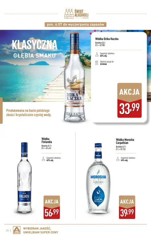 Aldi - gazetka promocyjna Świat alkoholi od czwartku 09.07 do soboty 01.08 - strona 20