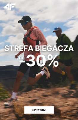 4F - gazetka promocyjna Strefa biegacza do -30% od wtorku 14.07 