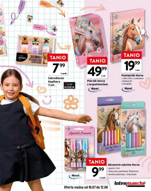 Intermarche - gazetka promocyjna Szkolna wyprawka w super cenach! od czwartku 16.07 do środy 12.08 - strona 7
