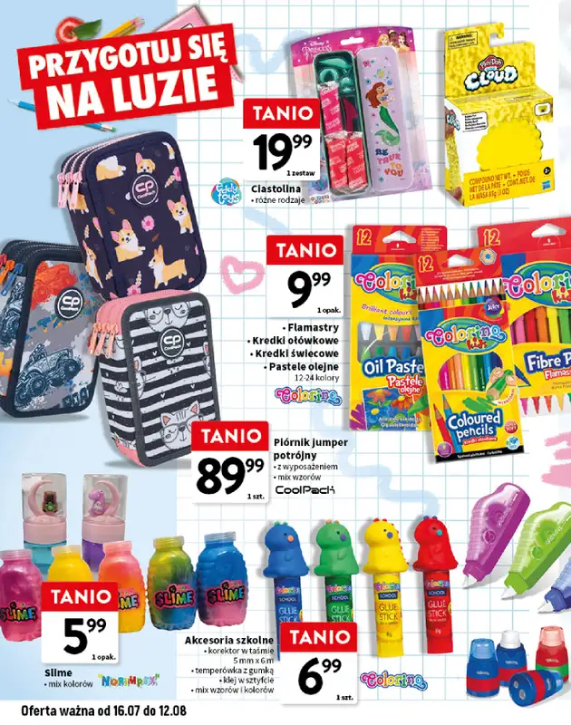 Intermarche - gazetka promocyjna Szkolna wyprawka w super cenach! od czwartku 16.07 do środy 12.08 - strona 8