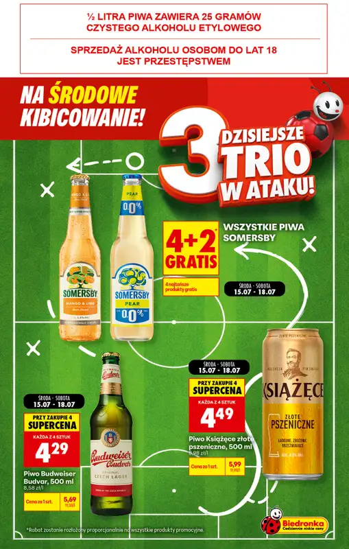 Biedronka - gazetka promocyjna Środowe kibicowanie   - strona 2
