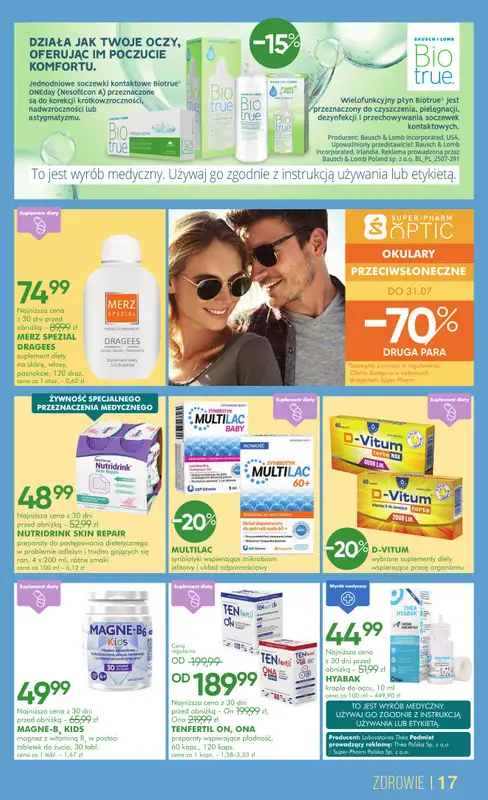 Super-Pharm - gazetka promocyjna Gazetka od czwartku 16.07 do wtorku 11.08 - strona 17