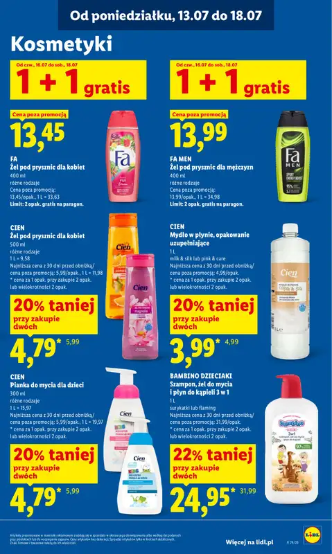 Lidl - gazetka promocyjna Oferta od czwartku od czwartku 16.07 do soboty 18.07 - strona 91