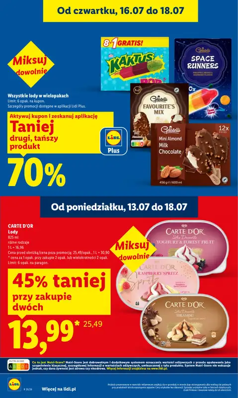 Lidl - gazetka promocyjna Oferta od czwartku od czwartku 16.07 do soboty 18.07 - strona 18