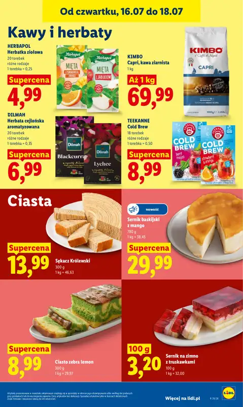 Lidl - gazetka promocyjna Oferta od czwartku od czwartku 16.07 do soboty 18.07 - strona 85