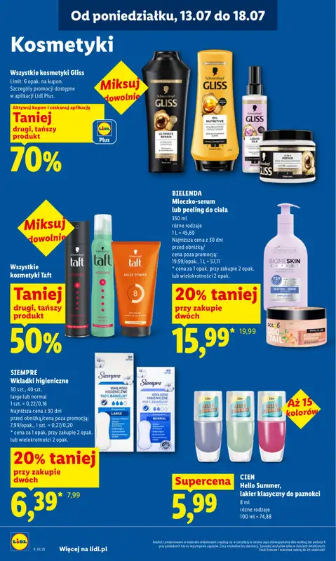 Lidl - gazetka promocyjna Oferta od czwartku od czwartku 16.07 do soboty 18.07 - strona 90
