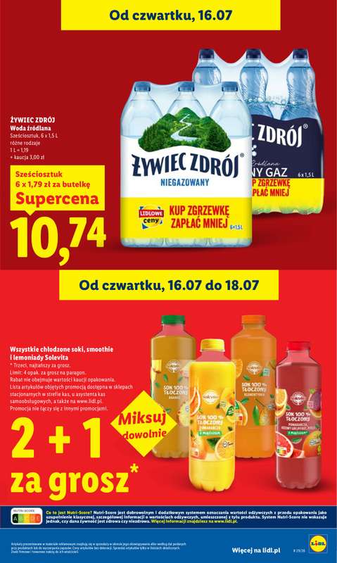 Lidl - gazetka promocyjna Oferta od czwartku od czwartku 16.07 do soboty 18.07 - strona 21
