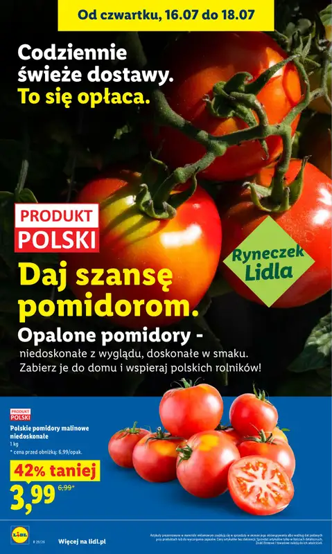 Lidl - gazetka promocyjna Oferta od czwartku od czwartku 16.07 do soboty 18.07 - strona 50
