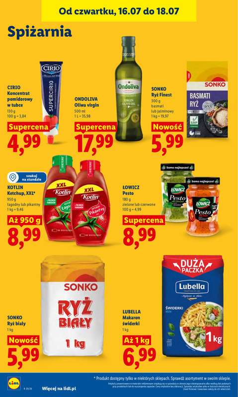 Lidl - gazetka promocyjna Oferta od czwartku od czwartku 16.07 do soboty 18.07 - strona 86