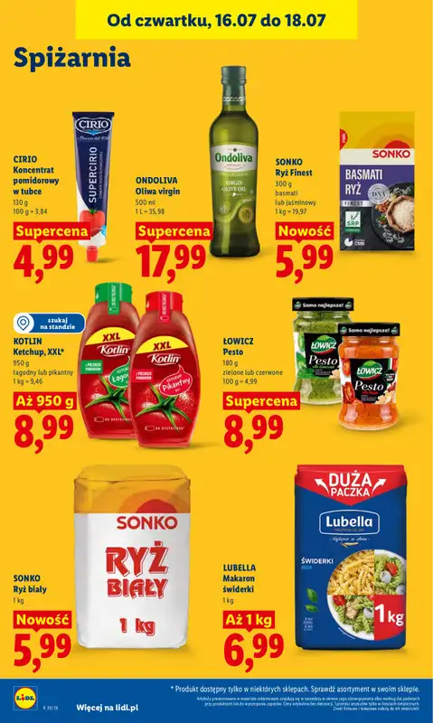 Lidl - gazetka promocyjna Oferta od czwartku od czwartku 16.07 do soboty 18.07 - strona 86