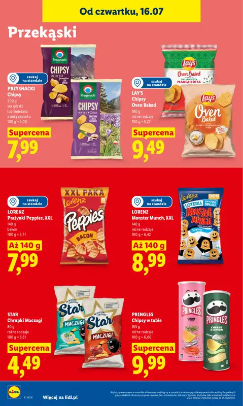 Lidl - gazetka promocyjna Oferta od czwartku od czwartku 16.07 do soboty 18.07 - strona 80