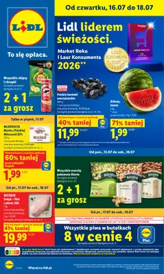Lidl - gazetka promocyjna Oferta od czwartku od czwartku 16.07 do soboty 18.07