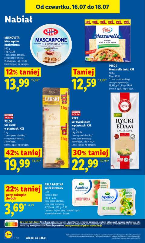 Lidl - gazetka promocyjna Oferta od czwartku od czwartku 16.07 do soboty 18.07 - strona 64