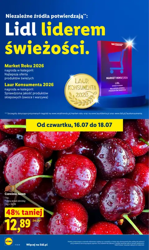 Lidl - gazetka promocyjna Oferta od czwartku od czwartku 16.07 do soboty 18.07 - strona 44