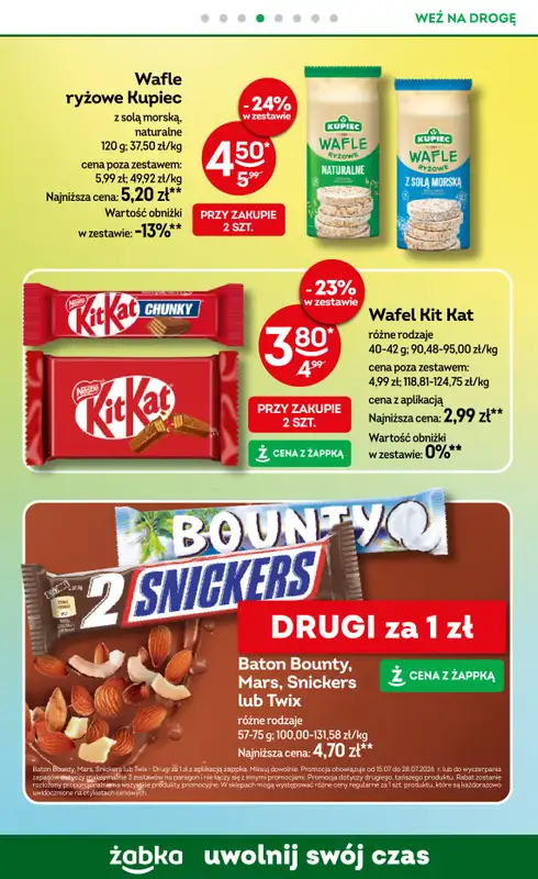 Żabka - gazetka promocyjna Gazetka od środy 15.07 do wtorku 28.07 - strona 65