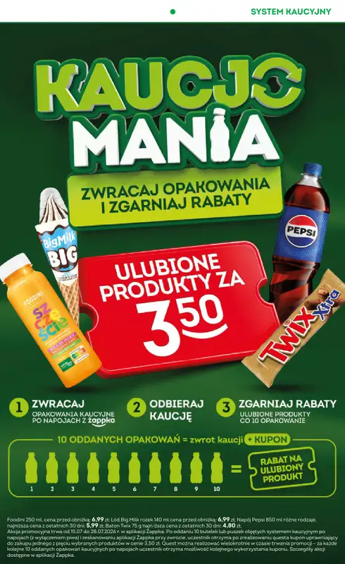 Żabka - gazetka promocyjna Gazetka od środy 15.07 do wtorku 28.07 - strona 13