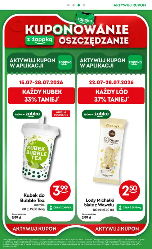 Żabka - gazetka promocyjna Gazetka od środy 15.07 do wtorku 28.07 - strona 50