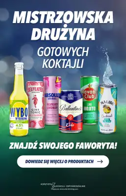 Biedronka - gazetka promocyjna Mistrzowska drużyna gotowych koktajli od czwartku 09.07 do środy 15.07 - strona 2