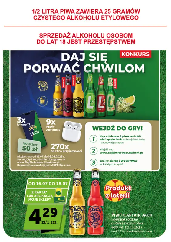 Groszek - gazetka promocyjna Gazetka Market  do środy 22.07 - strona 13