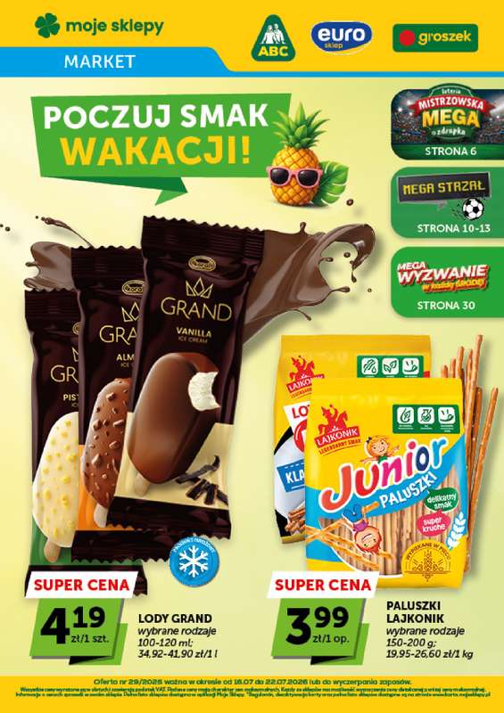 ABC - gazetka promocyjna Gazetka Market  do środy 22.07