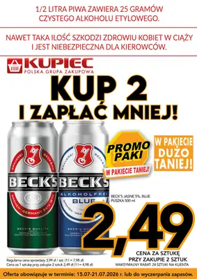 Kupiec - gazetka promocyjna Promopaki od środy 15.07 do wtorku 21.07 - strona 9