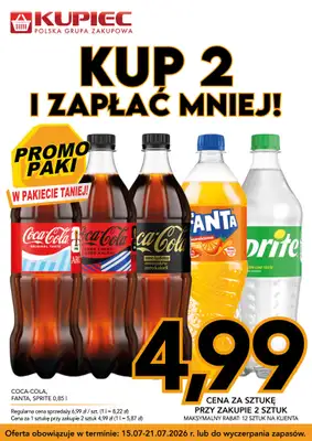 Kupiec - gazetka promocyjna Promopaki od środy 15.07 do wtorku 21.07 - strona 4