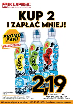 Kupiec - gazetka promocyjna Promopaki od środy 15.07 do wtorku 21.07 - strona 6