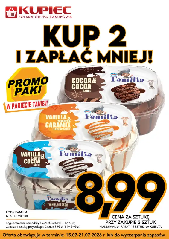 Kupiec - gazetka promocyjna Promopaki od środy 15.07 do wtorku 21.07 - strona 8