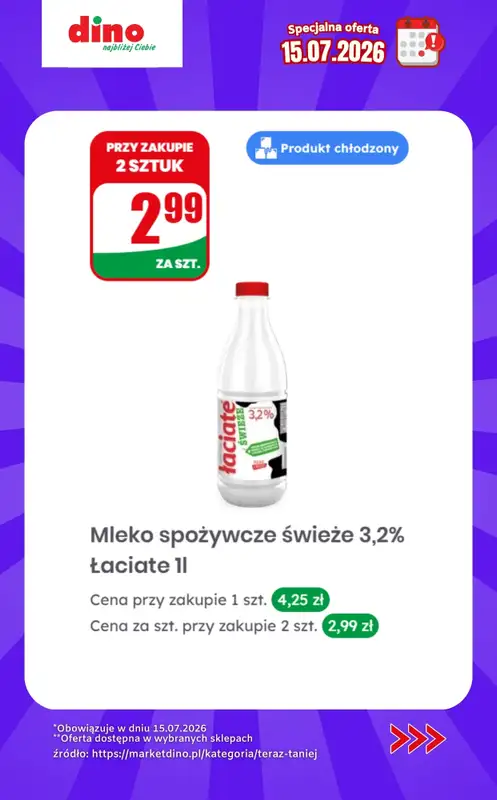 Dino - gazetka promocyjna Specjalna oferta na 15.07.2026 - promocje spoza gazetki od środy 15.07 do środy 15.07 - strona 6