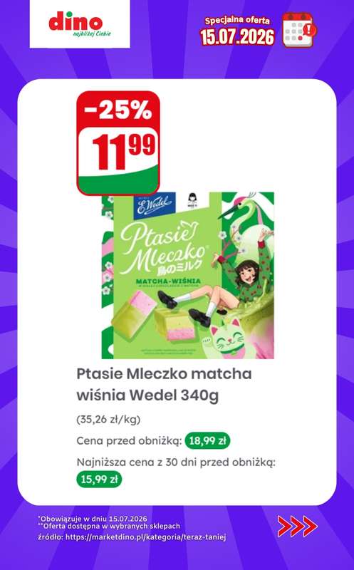 Dino - gazetka promocyjna Specjalna oferta na 15.07.2026 - promocje spoza gazetki od środy 15.07 do środy 15.07 - strona 10