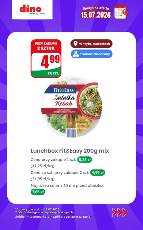 Dino - gazetka promocyjna Specjalna oferta na 15.07.2026 - promocje spoza gazetki od środy 15.07 do środy 15.07 - strona 9