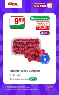 Dino - gazetka promocyjna Specjalna oferta na 15.07.2026 - promocje spoza gazetki od środy 15.07 do środy 15.07 - strona 7