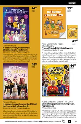 Empik - gazetka promocyjna Tom kultury: książki od środy 15.07 do wtorku 28.07 - strona 35