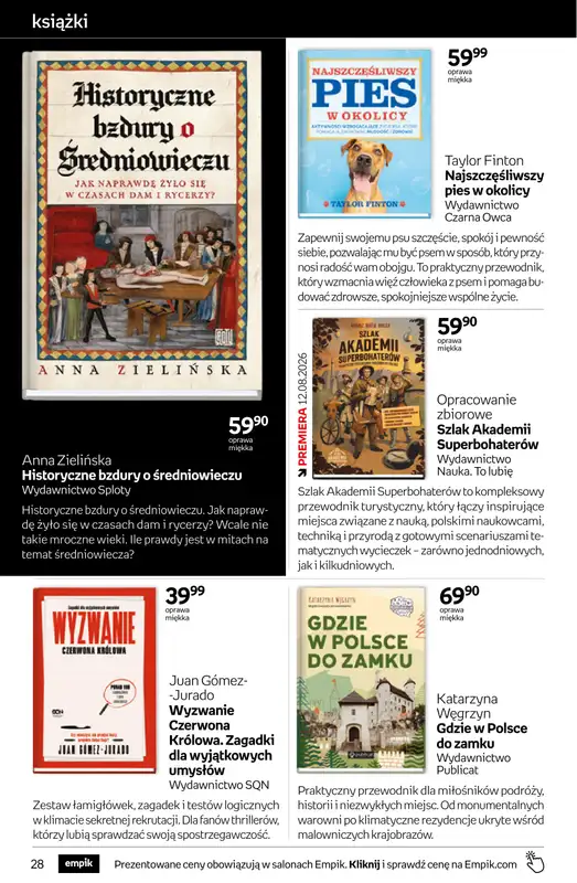 Empik - gazetka promocyjna Tom kultury: książki od środy 15.07 do wtorku 28.07 - strona 28